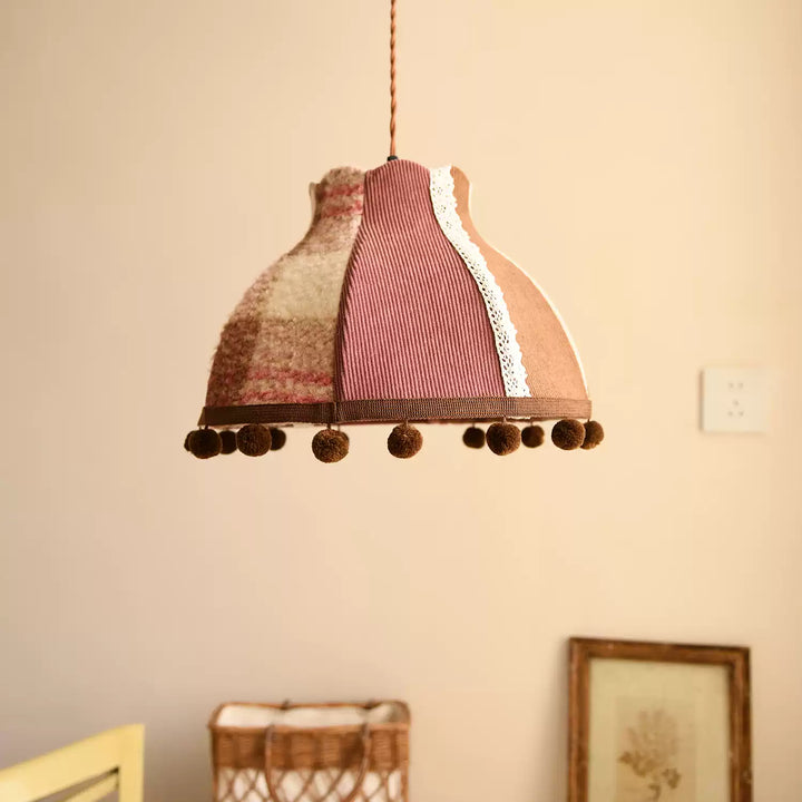 Clover Pom-Pom Trim Pendant Light - Vakkerlight