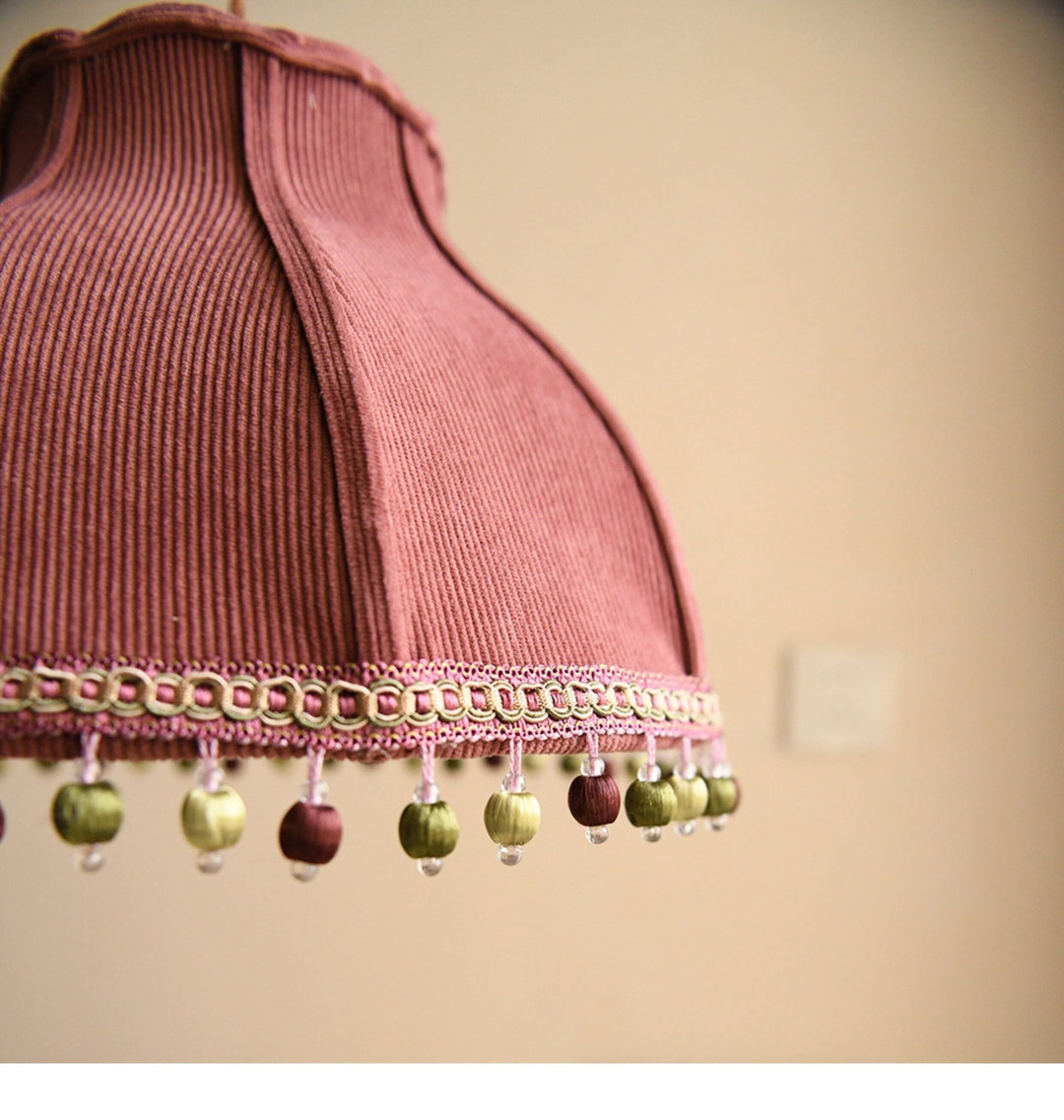 Clover Pom-Pom Trim Pendant Light - Vakkerlight