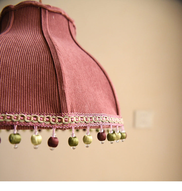 Clover Pom-Pom Trim Pendant Light - Vakkerlight
