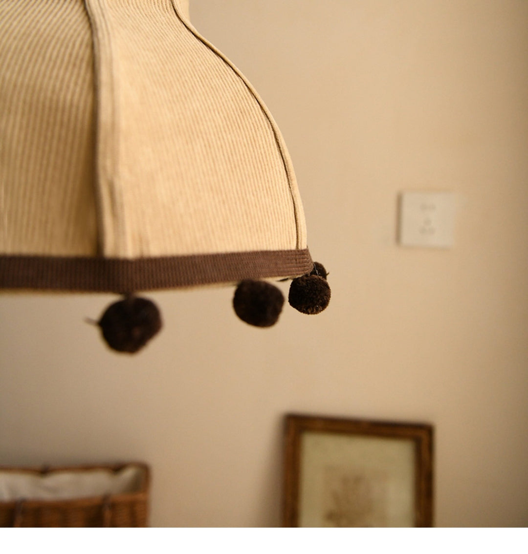 Clover Pom-Pom Trim Pendant Light - Vakkerlight