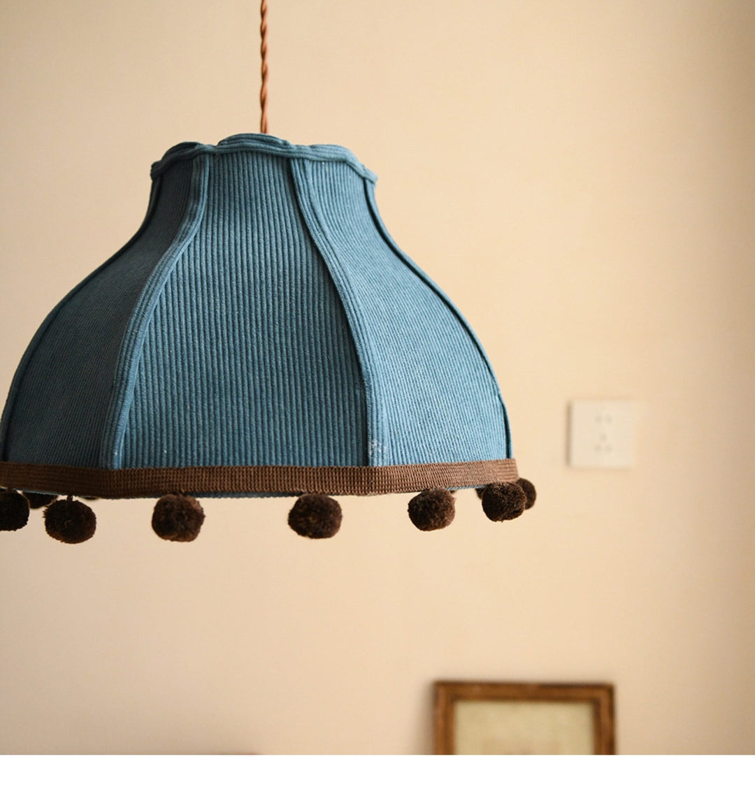 Clover Pom-Pom Trim Pendant Light - Vakkerlight