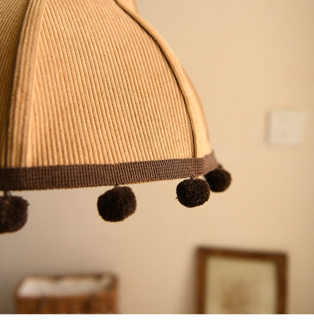 Clover Pom-Pom Trim Pendant Light - Vakkerlight