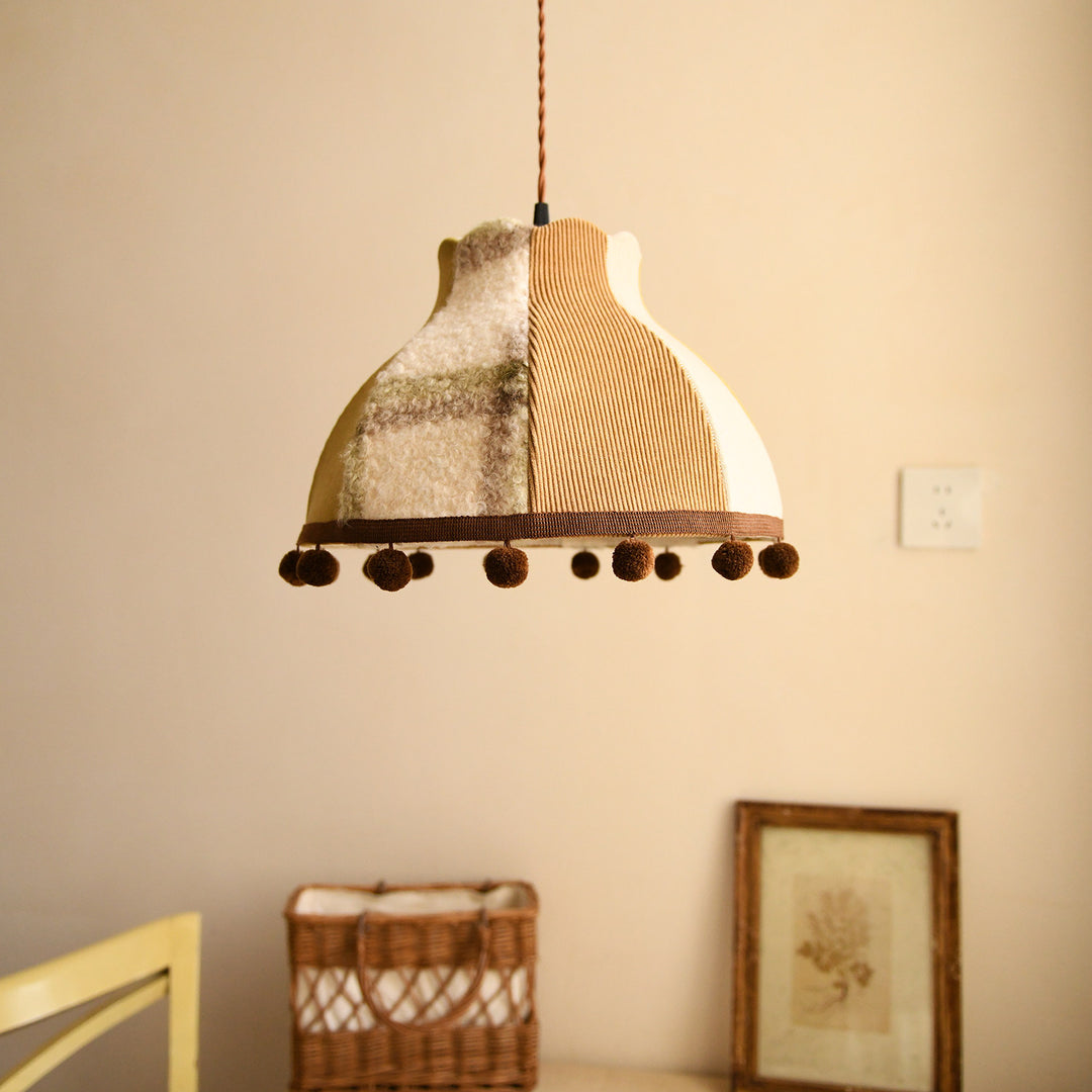 Clover Pom-Pom Trim Pendant Light - Vakkerlight