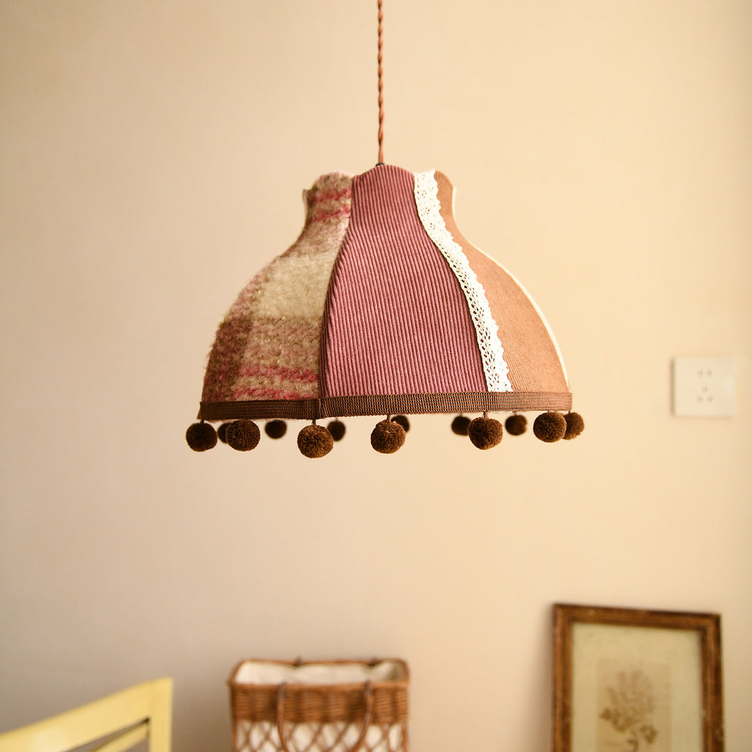 Clover Pom-Pom Trim Pendant Light - Vakkerlight