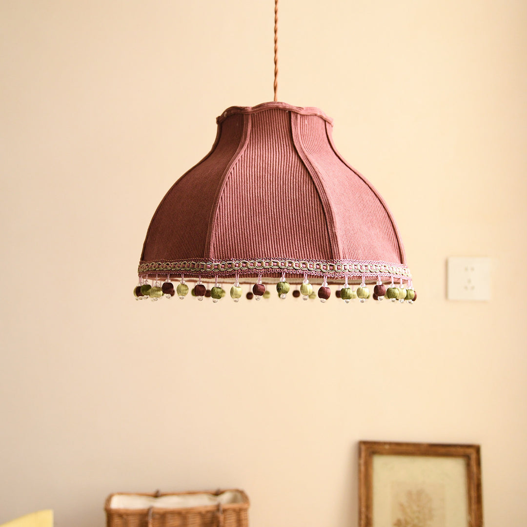 Clover Pom-Pom Trim Pendant Light - Vakkerlight