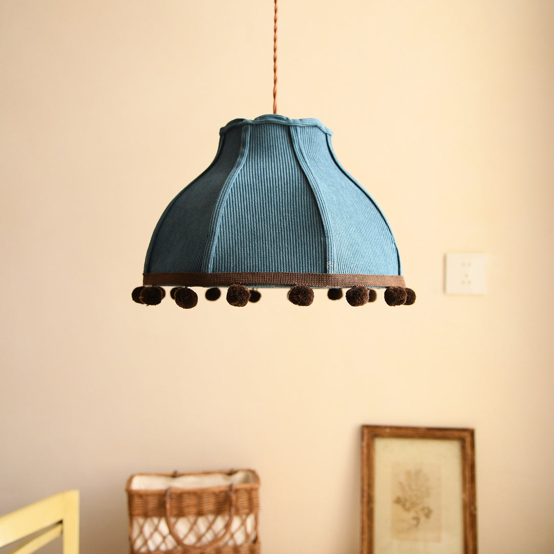 Clover Pom-Pom Trim Pendant Light - Vakkerlight