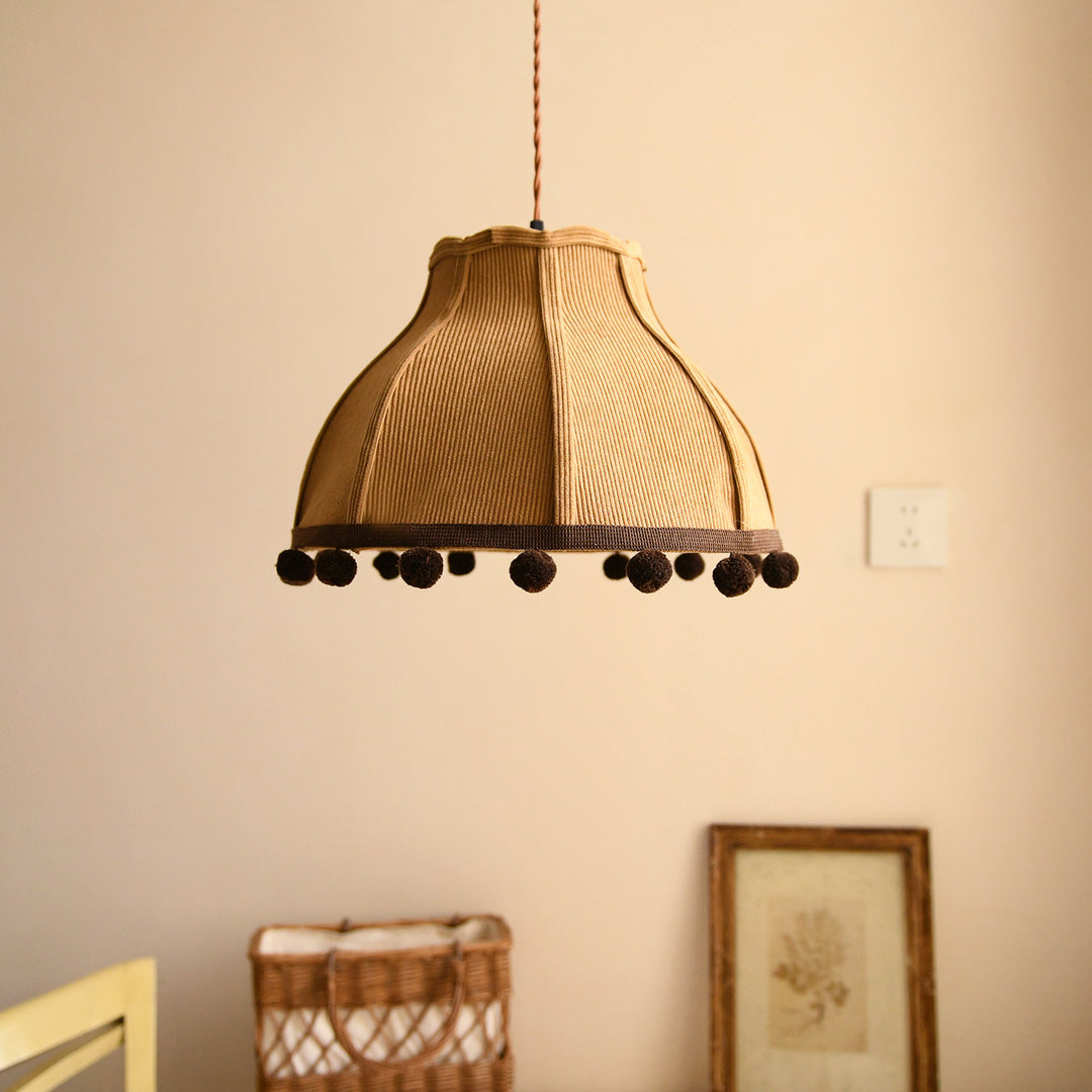 Clover Pom-Pom Trim Pendant Light - Vakkerlight