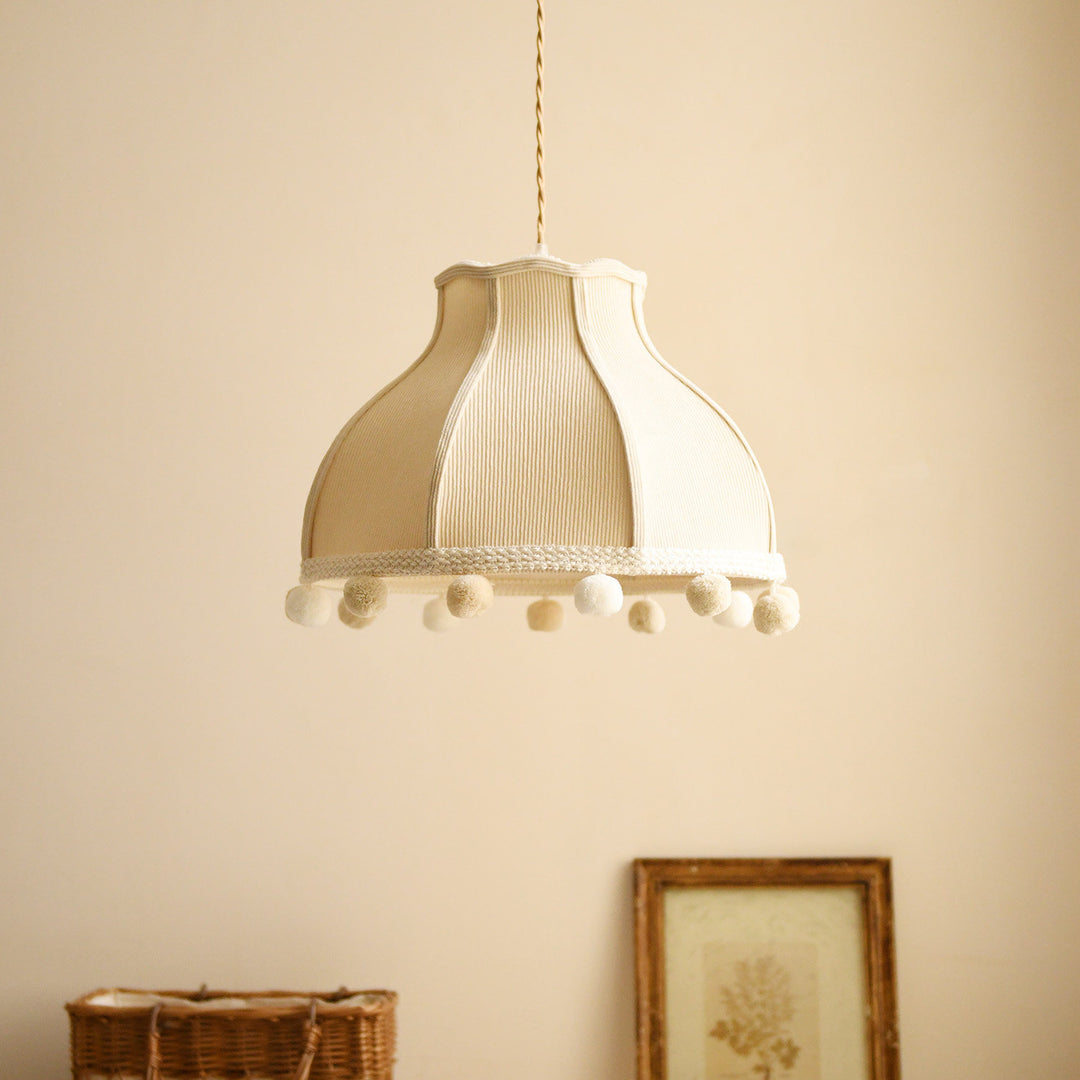 Clover Pom-Pom Trim Pendant Light - Vakkerlight