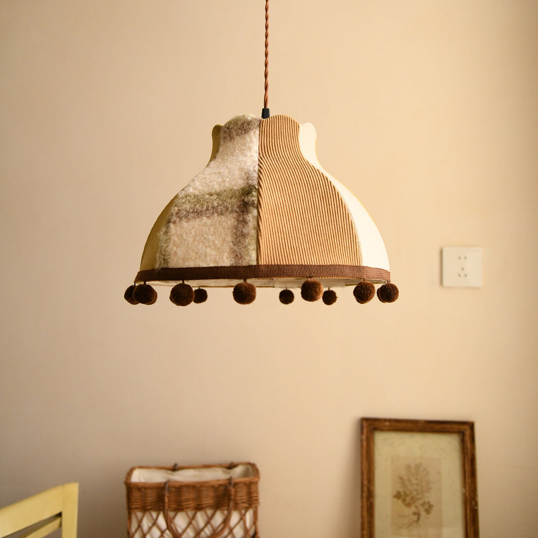 Clover Pom-Pom Trim Pendant Light - Vakkerlight