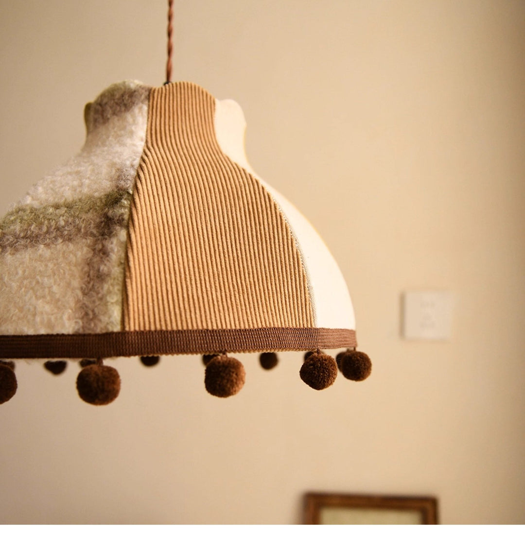 Clover Pom-Pom Trim Pendant Light - Vakkerlight
