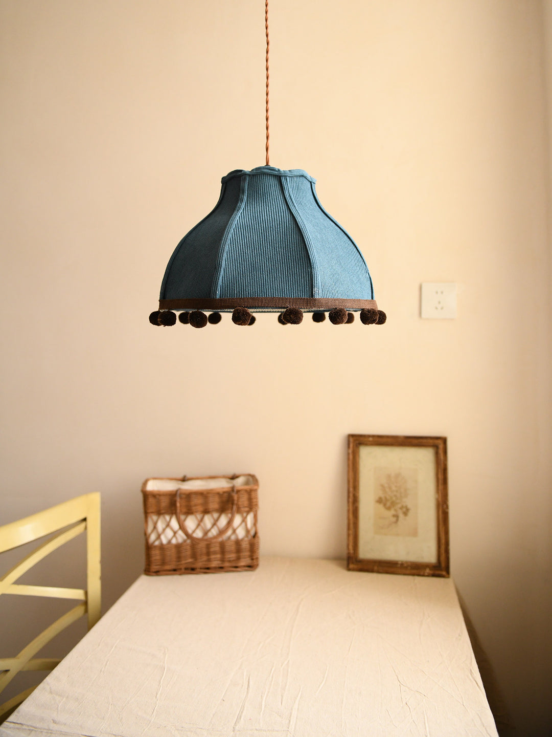 Clover Pom-Pom Trim Pendant Light - Vakkerlight
