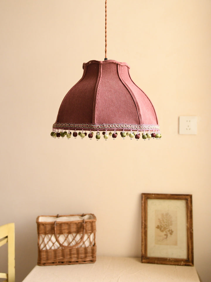 Clover Pom-Pom Trim Pendant Light - Vakkerlight