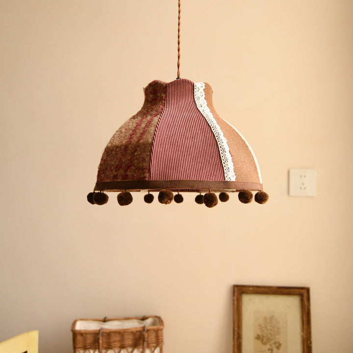 Clover Pom-Pom Trim Pendant Light - Vakkerlight