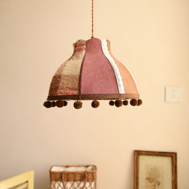 Clover Pom-Pom Trim Pendant Light - Vakkerlight
