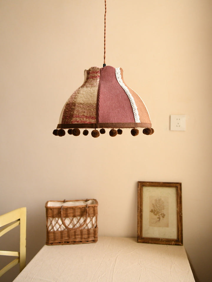 Clover Pom-Pom Trim Pendant Light - Vakkerlight