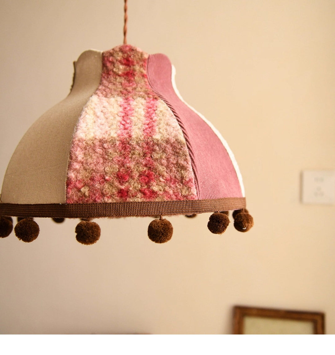 Clover Pom-Pom Trim Pendant Light - Vakkerlight
