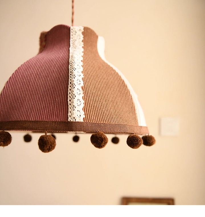 Clover Pom-Pom Trim Pendant Light - Vakkerlight