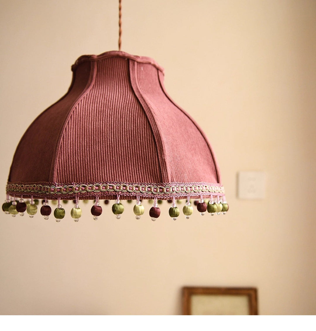 Clover Pom-Pom Trim Pendant Light - Vakkerlight