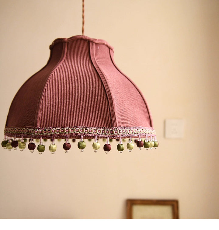 Clover Pom-Pom Trim Pendant Light - Vakkerlight