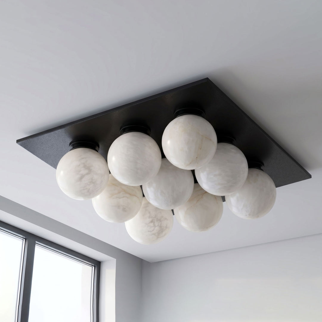 Cobble Alabaster Flush Mount