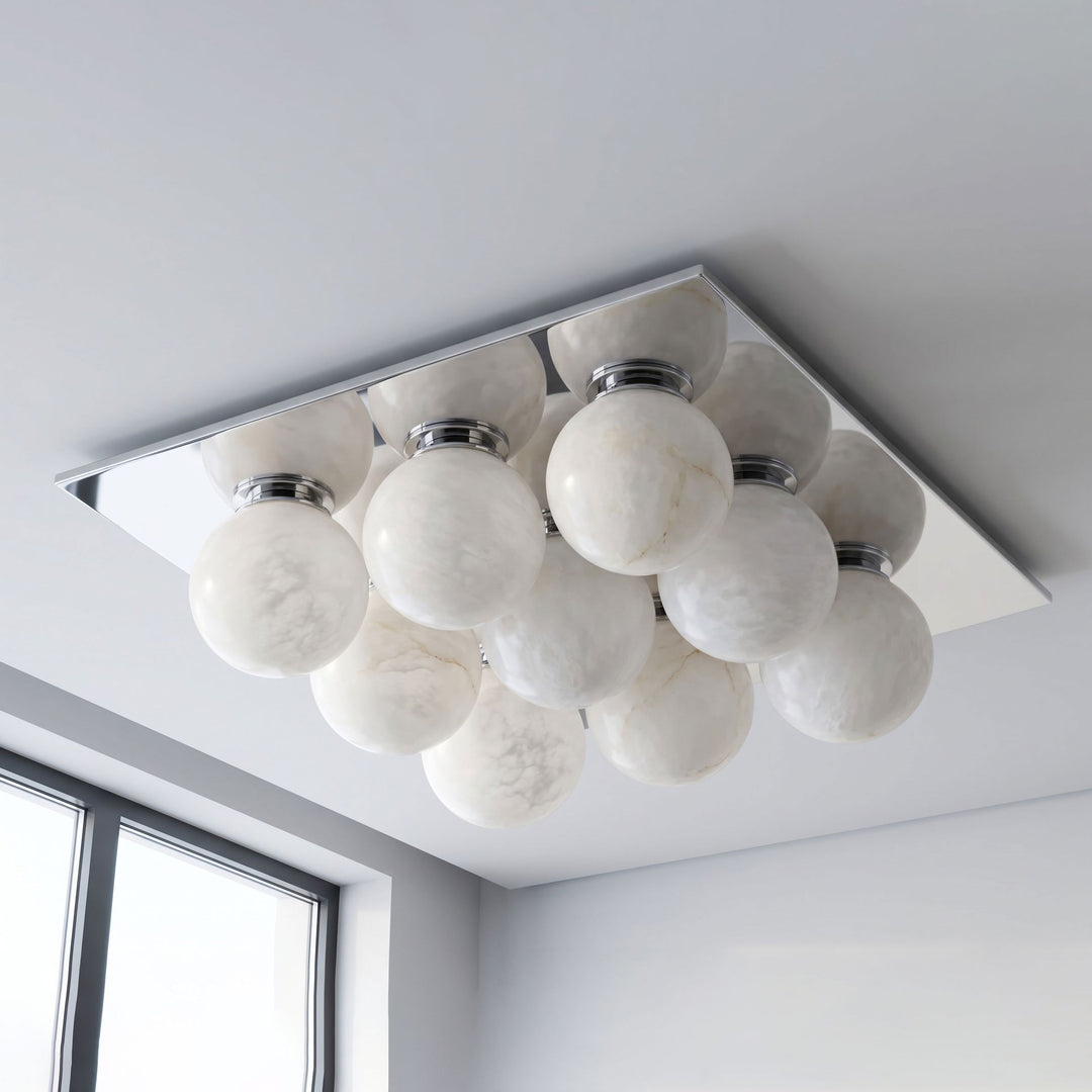 Cobble Alabaster Flush Mount