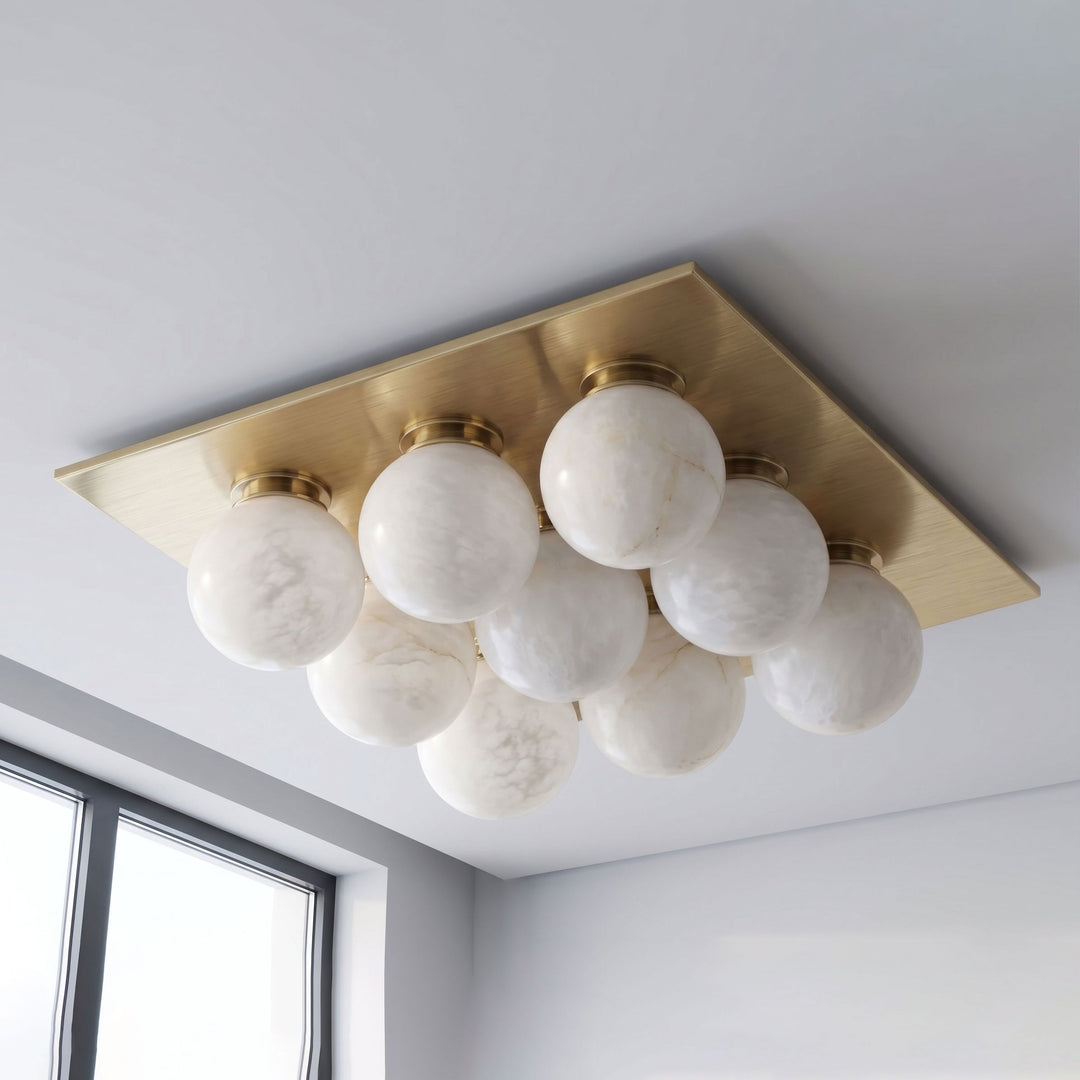 Cobble Alabaster Flush Mount