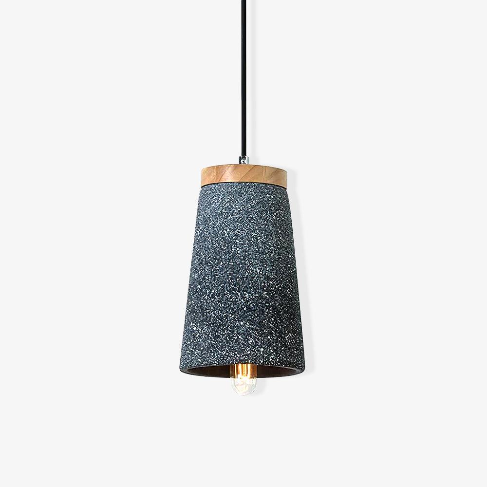 Coburg Wood Cement Pendant Light - Vakkerlight