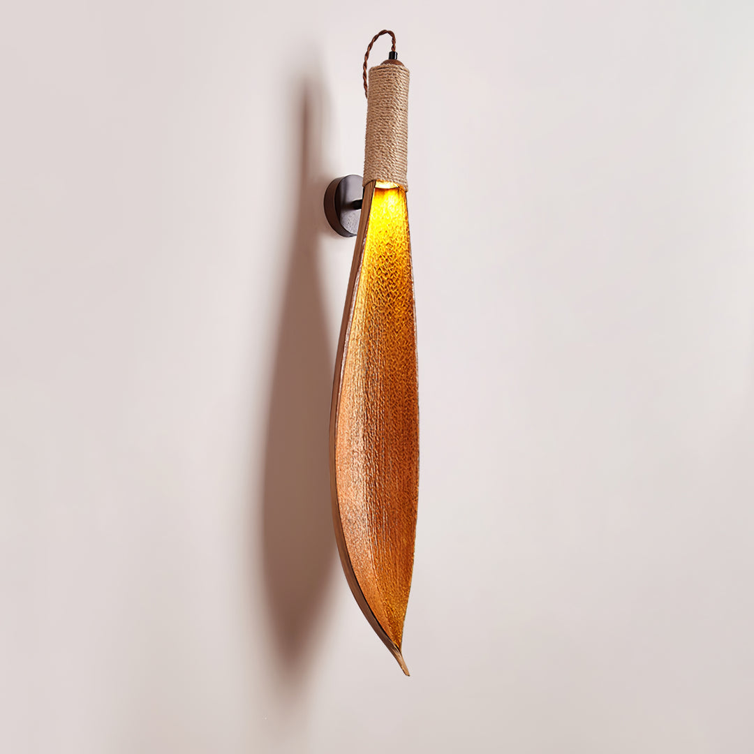 Cocoa Leaf Wall Sconce