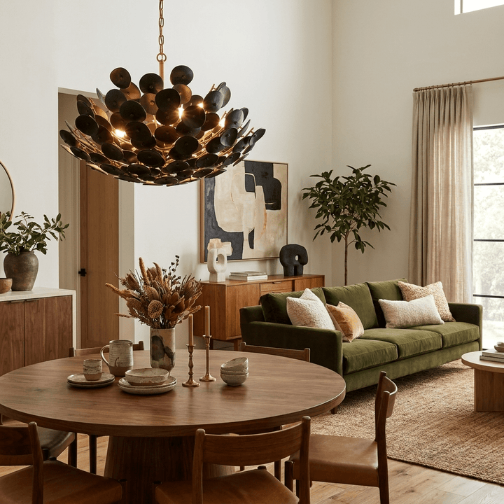 Coconut Disc Chandelier - Vakkerlight
