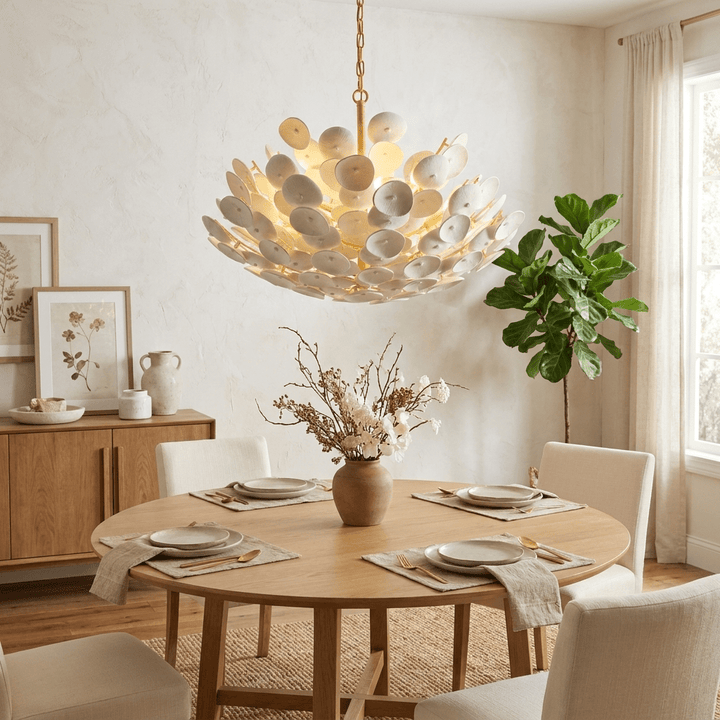 Coconut Disc Chandelier - Vakkerlight