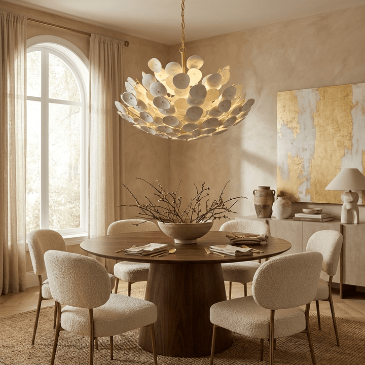 Coconut Disc Chandelier - Vakkerlight