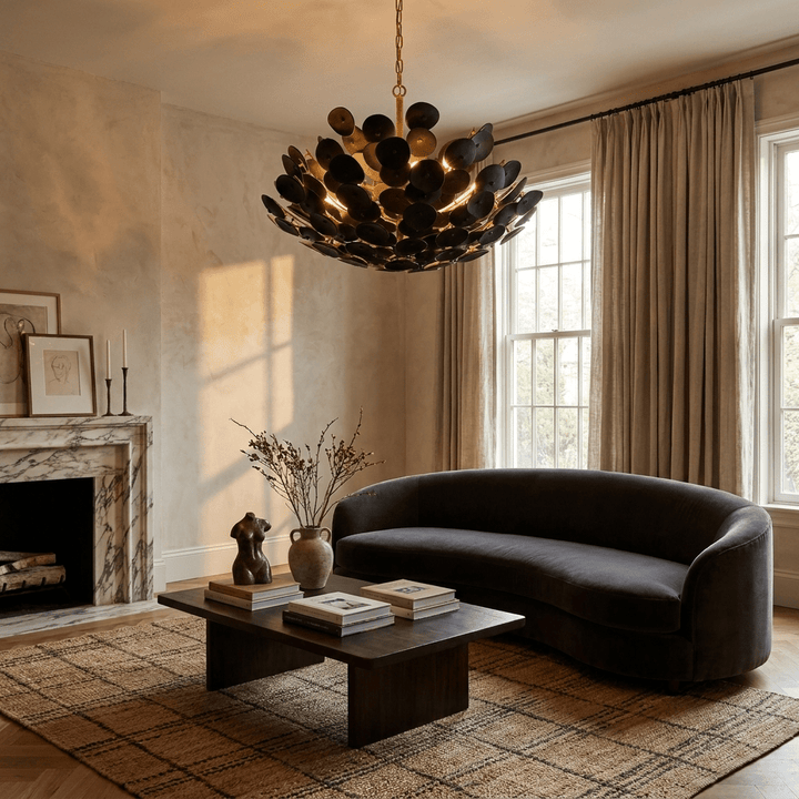 Coconut Disc Chandelier - Vakkerlight