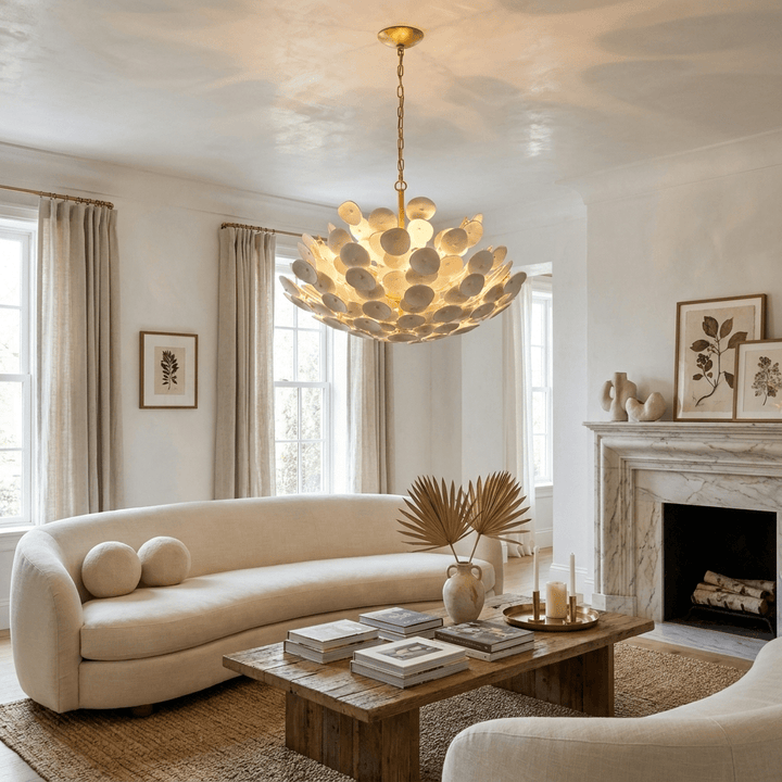 Coconut Disc Chandelier - Vakkerlight