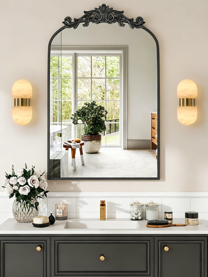 Cocoon Alabaster Wall Sconce