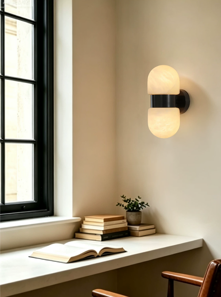 Cocoon Alabaster Wall Sconce