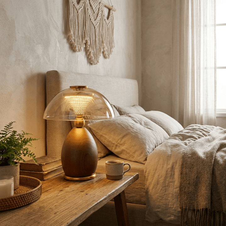 Cognac Disc Table Lamp - Vakkerlight