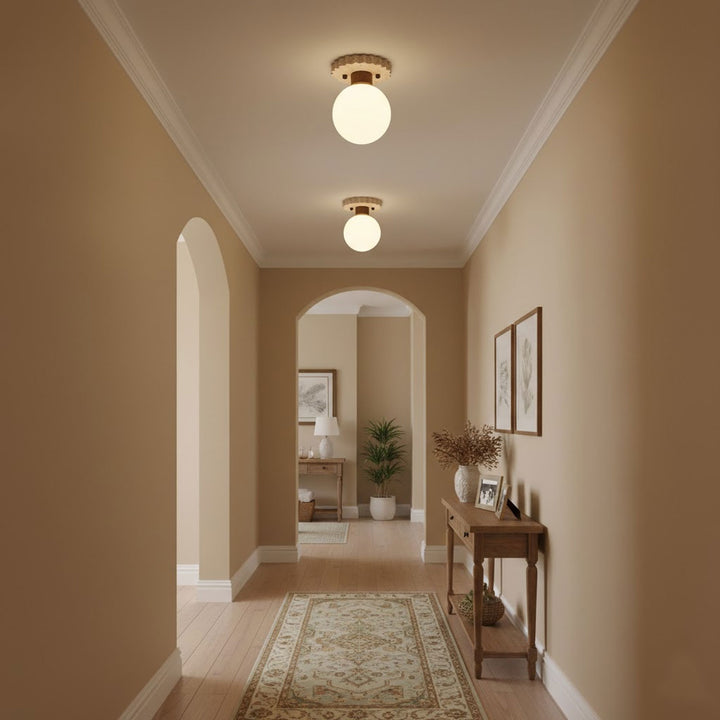 Cogstone Orb Ceiling Lamp - Vakkerlight