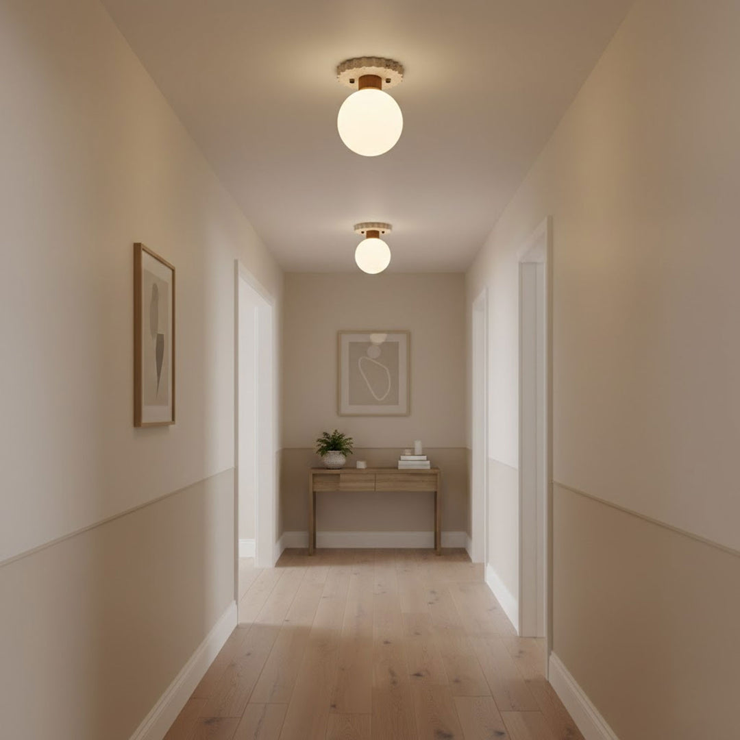Cogstone Orb Ceiling Lamp - Vakkerlight