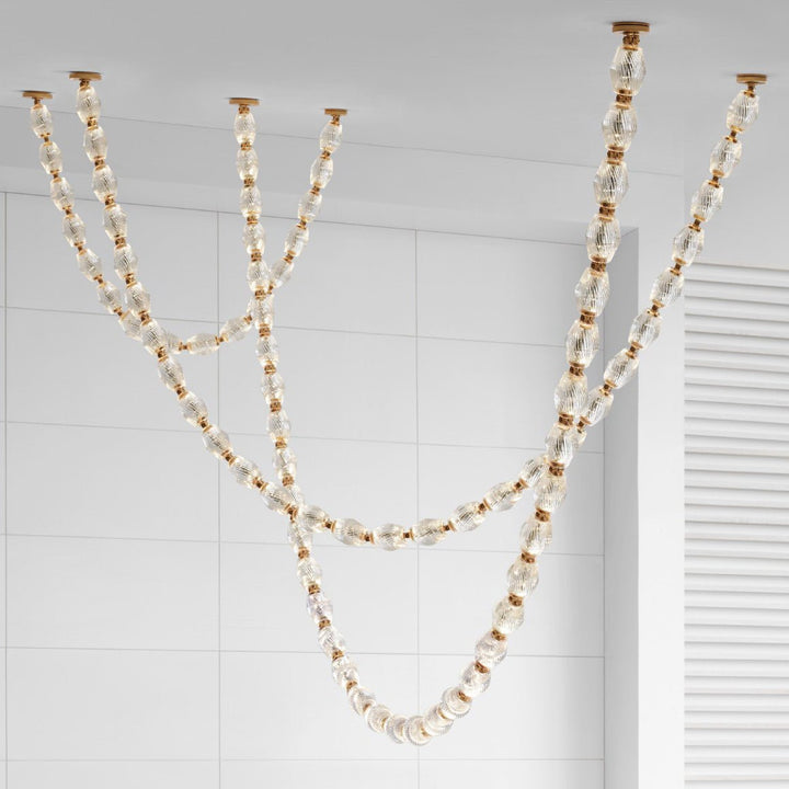 Glass Chain Chandelier - Vakkerlight