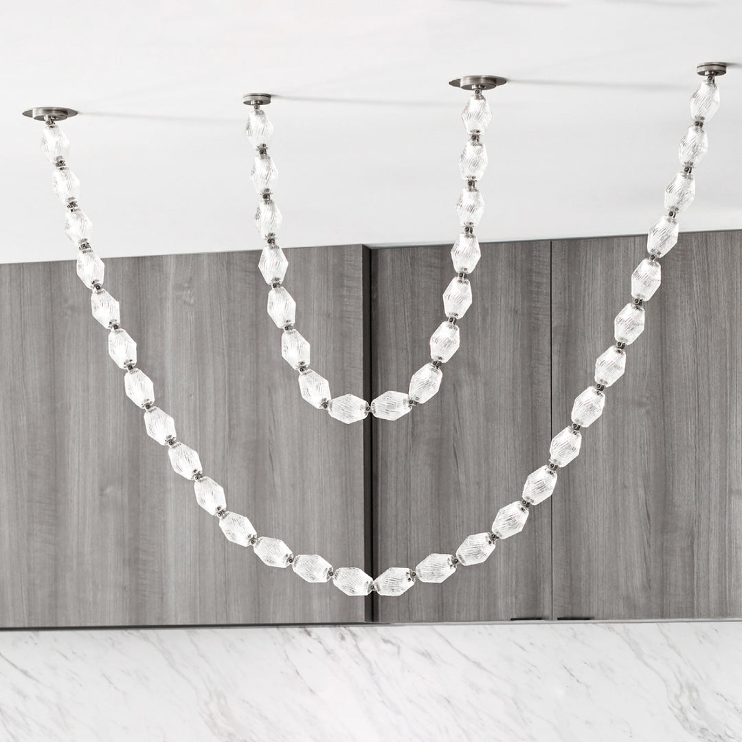 Glass Chain Chandelier - Vakkerlight