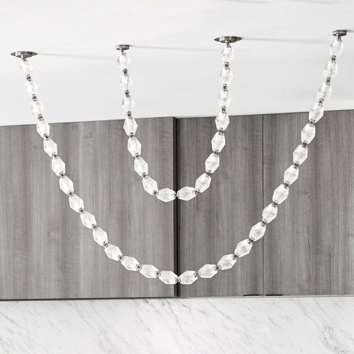 Glass Chain Chandelier - Vakkerlight