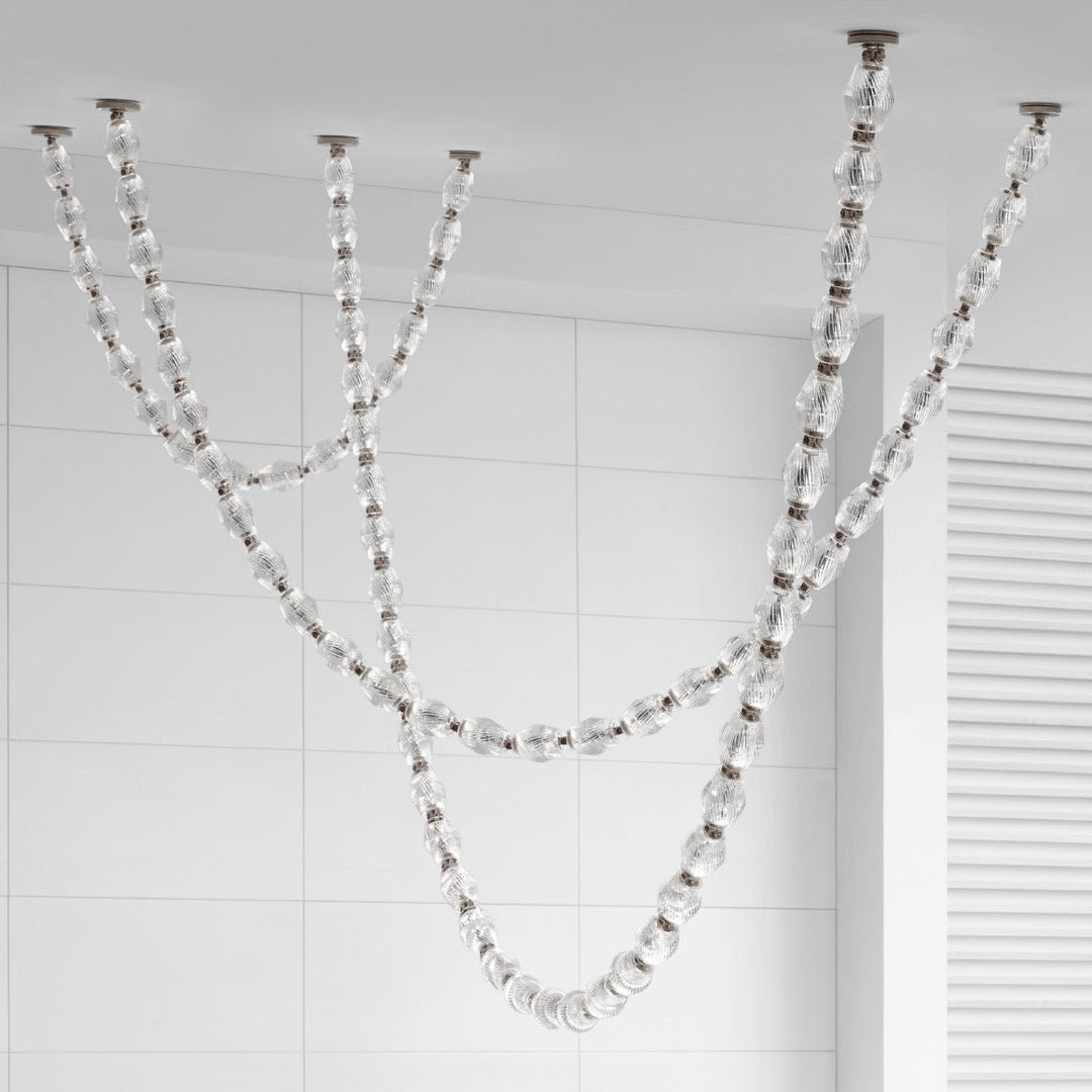 Glass Chain Chandelier - Vakkerlight