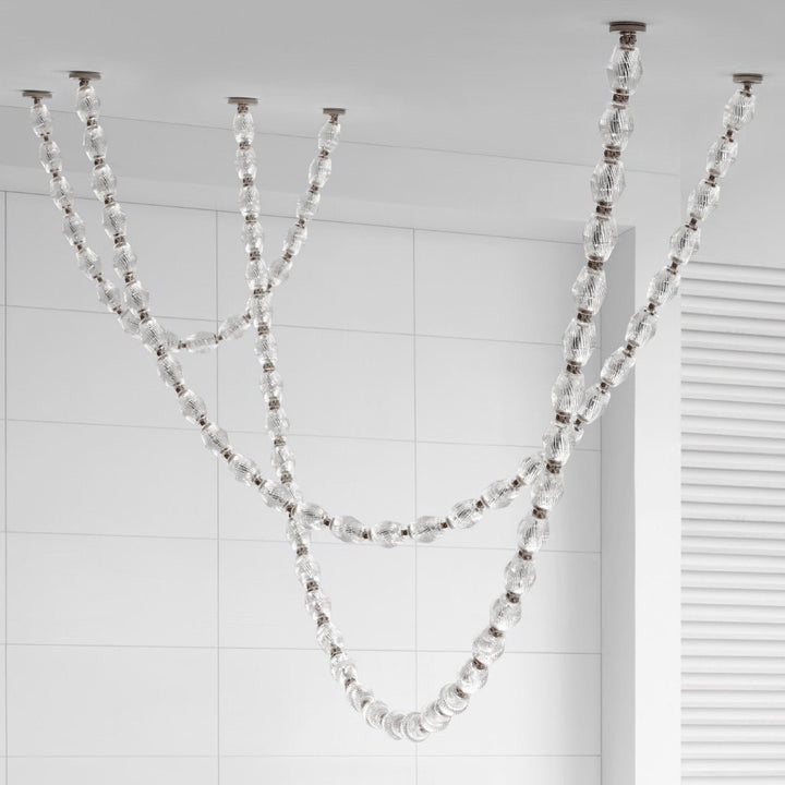 Glass Chain Chandelier - Vakkerlight