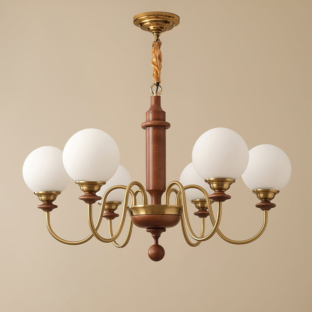 Colonial Grace Chandelier - Vakkerlight