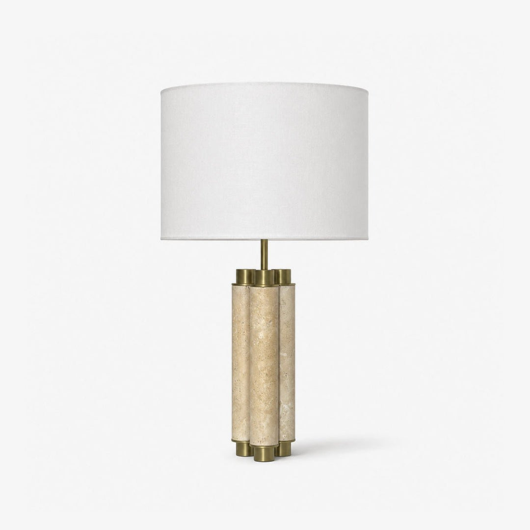 Colonnade Travertine Table Lamp - Vakkerlight