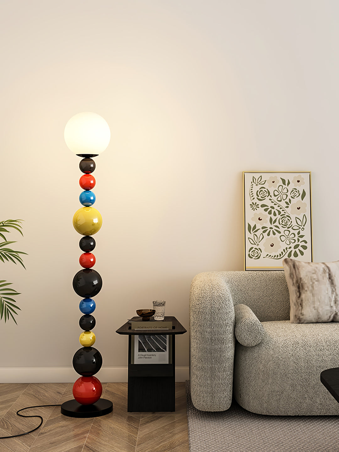 Colorful Round Ball Floor Lamp