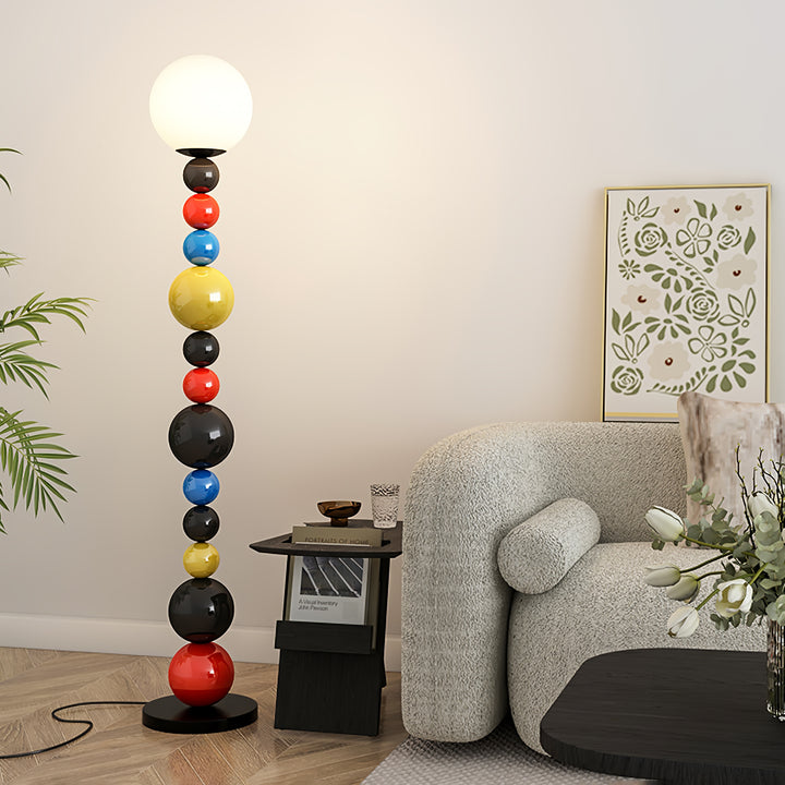 Colorful Round Ball Floor Lamp