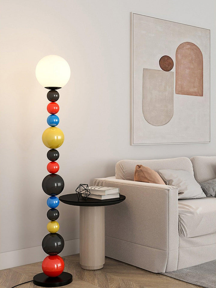 Colorful Round Ball Floor Lamp - Vakkerlight