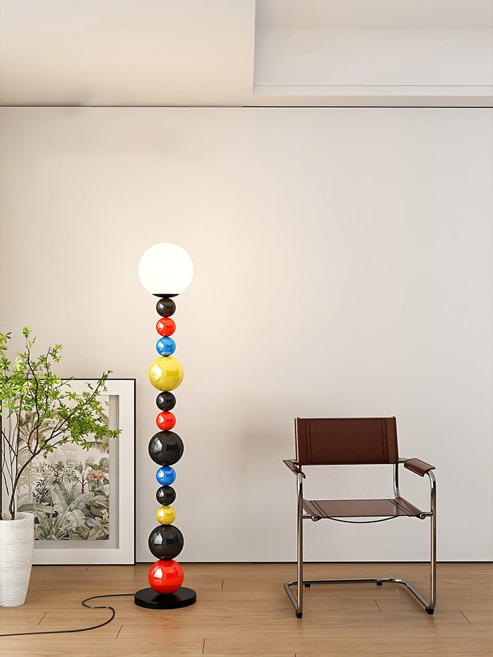 Colorful Round Ball Floor Lamp - Vakkerlight