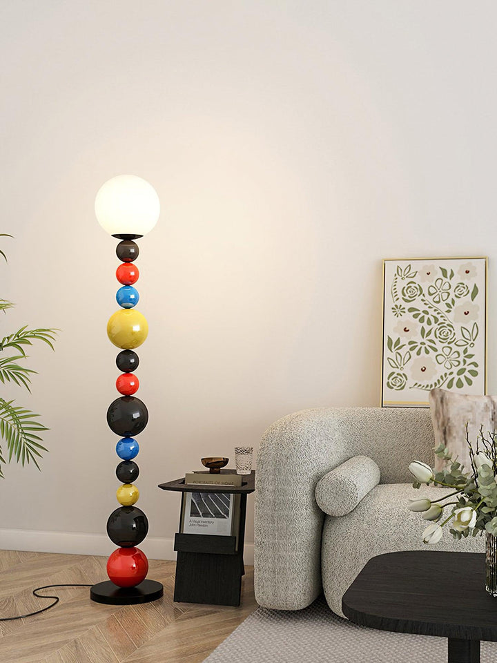 Colorful Round Ball Floor Lamp - Vakkerlight